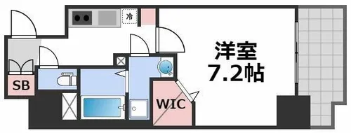 La Douceur谷町【14階】の間取り