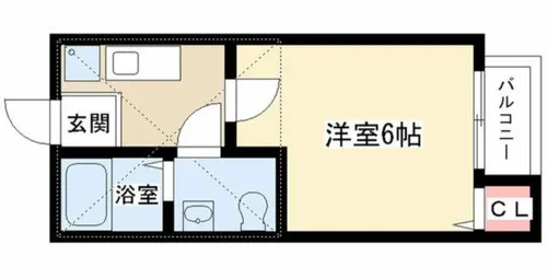 ルーグラン【101号室】の間取り