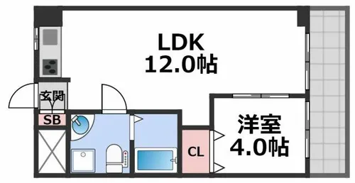 GRANDE【4階】の間取り