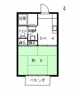 フレグランス雅【101号室】の間取り