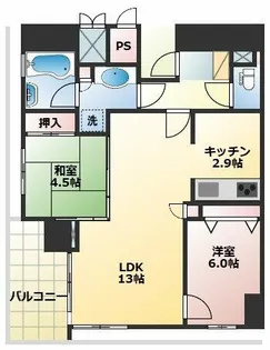 アメックス大濠タワー【10階】の間取り