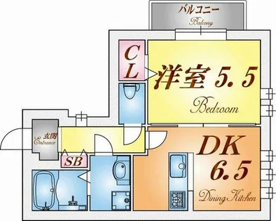 J・グランデ神戸谷上【2階】の間取り