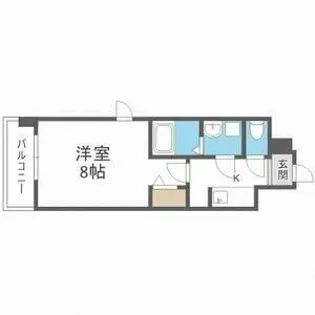 S-RESIDENCE大橋FLUSS【2階】の間取り