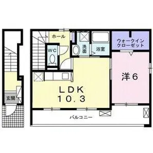 ラ・ルーチェⅡ【2階】の間取り