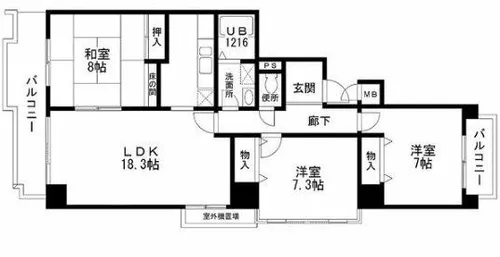 ヴェルデ北堀江【4階】の間取り
