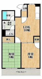 オースクレインⅡ【2階】の間取り