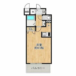 エスライズ桜ノ宮【10階】の間取り