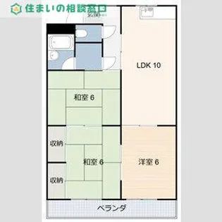 愛知県西尾市永吉3丁目【アパート】の間取り