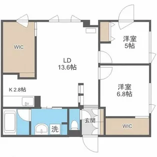 LeJardindeMIYANOMORI【3階】の間取り