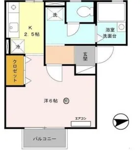 ラフィーネ・吉井【2階】の間取り