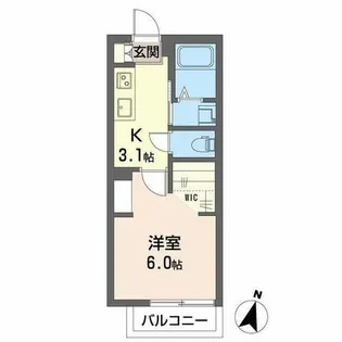 グランシード北大路【0208号室】の間取り