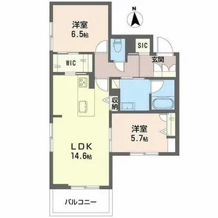 メゾン ブランカ あびこ南【0203号室】の間取り