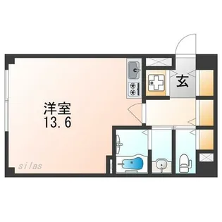 パラドール北加賀屋【2階】の間取り