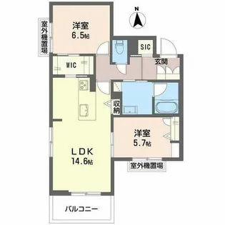 メゾン ブランカ あびこ南【0303号室】の間取り