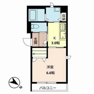 カサグランデ【0203号室】の間取り