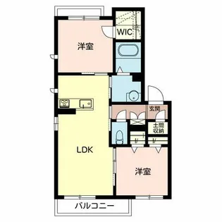 エスポワール・ヒデ【2階】の間取り