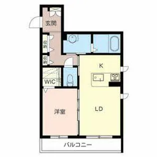 シャンドランジュ【0206号室】の間取り