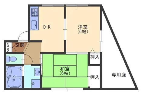 グランドソレイユA棟【1階】の間取り