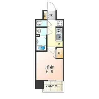 大阪府大阪市淀川区加島3丁目【マンション】の間取り