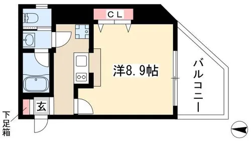 ISM金山【8階】の間取り