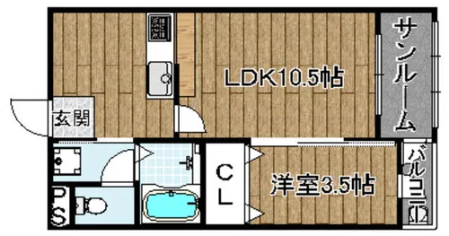 フローラSE12th【212号室】の間取り