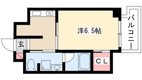 エスト日比野【504号室】の間取り