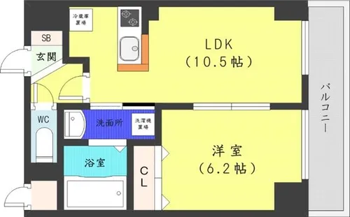 ヘルム21【7階】の間取り