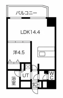 セレニテ梅田北Premium【2階】の間取り