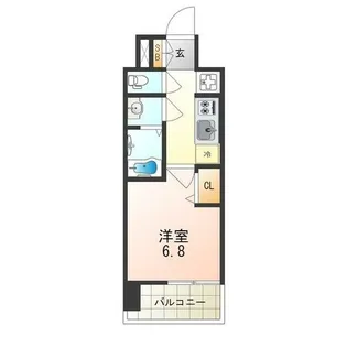 大阪府大阪市淀川区加島3丁目【マンション】の間取り