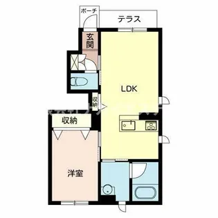 西脇市小坂町(フェリシア小坂)【101号室】の間取り