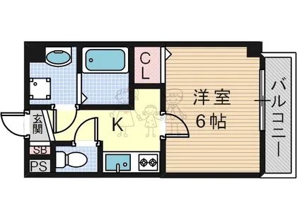 グランパシフィック清水丘【9階】の間取り