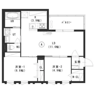 F・DRESS FUSHIMI【3階】の間取り