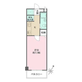 ラウムズ東園田【3階】の間取り