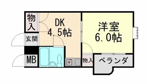 ストーク西灘【2階】の間取り