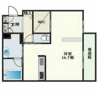 シャーメゾン赤坂けやき通り【2階】の間取り