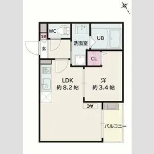 Jack koyoⅡ【3階】の間取り