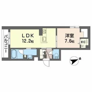 シャーメゾン はなみずき【2階】の間取り