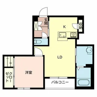 サンイースト【0202号室】の間取り
