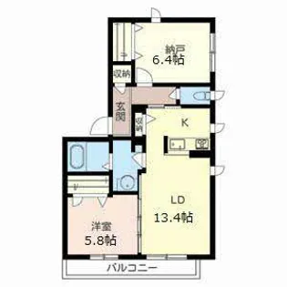 Sha Maison Le Confort【0201号室】の間取り