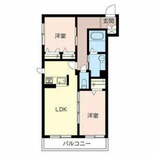 シャーメゾンソシア【0303号室】の間取り