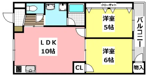 木村マンション【1階】の間取り