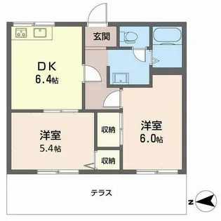 山田ハイツ【0102号室】の間取り