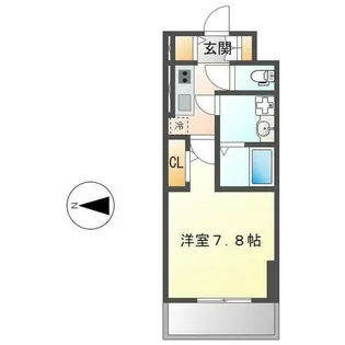 エスリード大須アヴェニュー【10階】の間取り