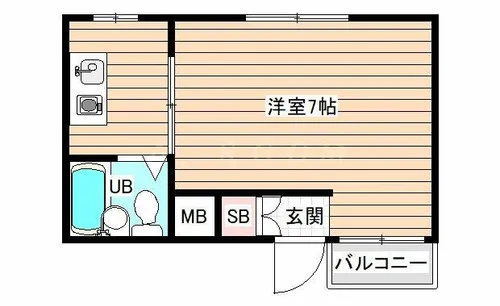 キヨシビル【3階】の間取り