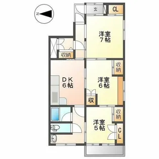 鈴富ビル【1F号室】の間取り