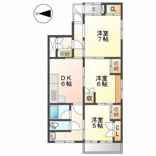 鈴富ビル【1F号室】の間取り
