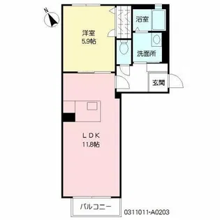 コンフォルトM A棟【2階】の間取り