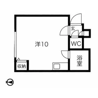 サクシード平岸【1階】の間取り