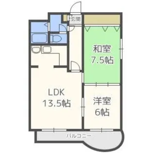 プレミエール円山【3階】の間取り