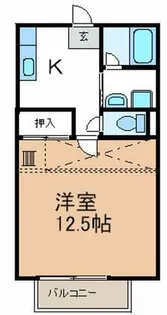 パームタウン東栄【1階】の間取り